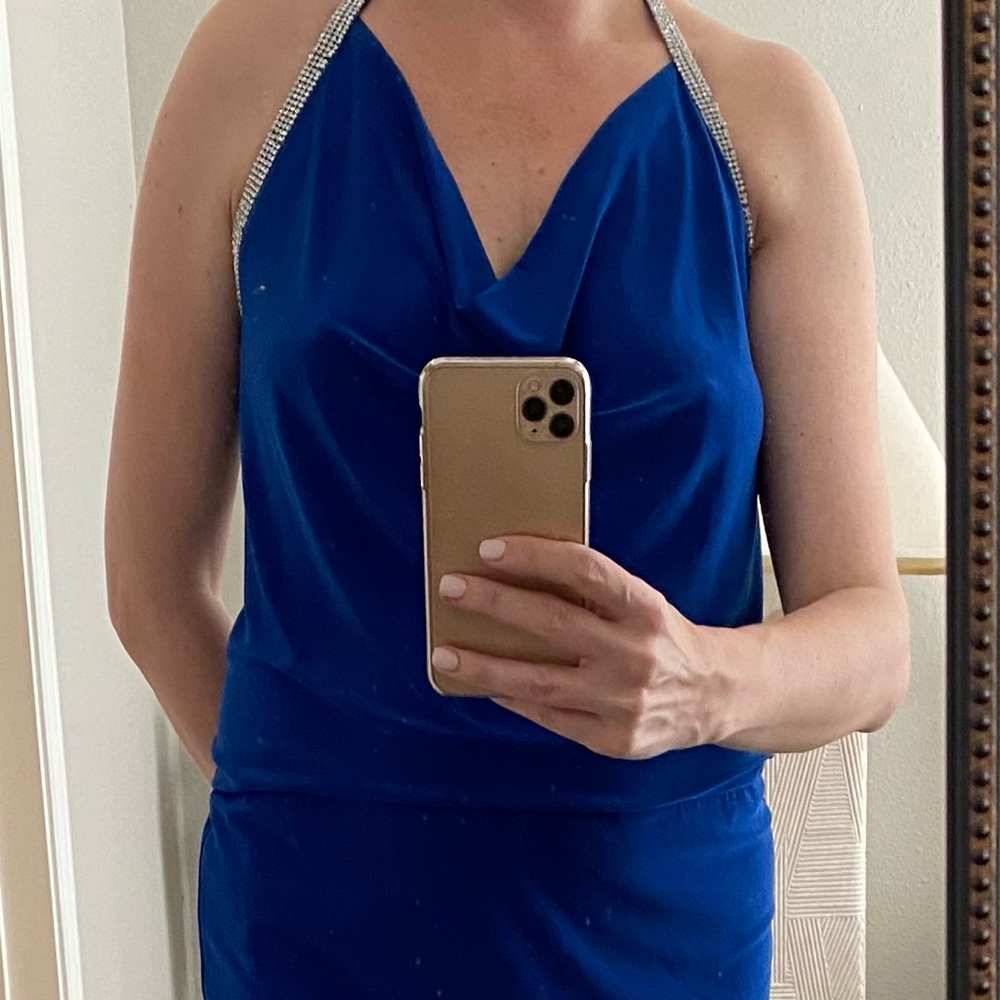 Mini cocktail dress. Good condition. Size L.